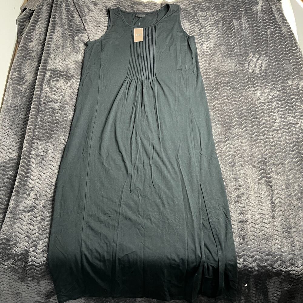 J Jill Dress Womens M Minimalist Comfort Wearever Stretch Knit Minimalist Black